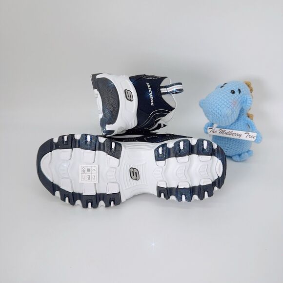 Skechers Womens D'Lites Biggest Fan Super Comfort Memory Foam Size 7 Eur 37 UK 4 - Picture 5 of 8